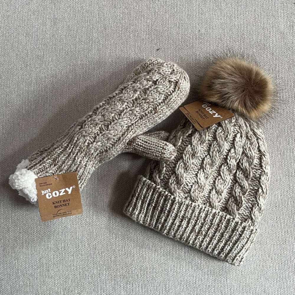 Mittens and Hat Set